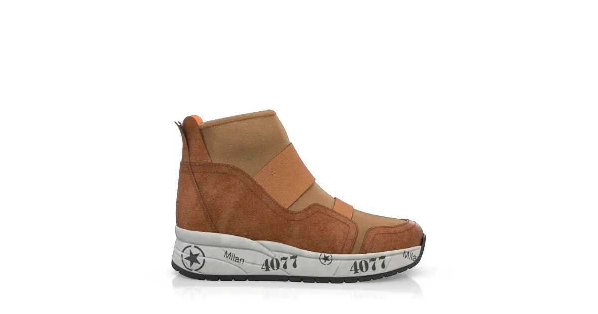 Dehnbare Sneakers mit Chunky Sole 6273