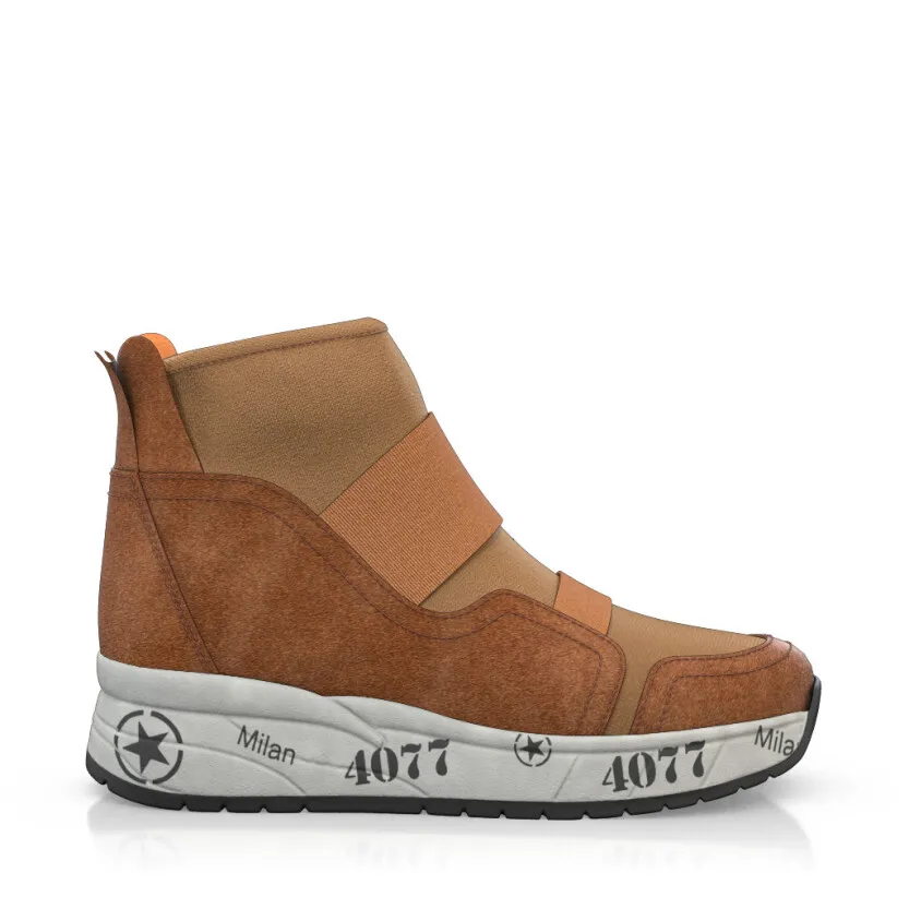 Dehnbare Sneakers mit Chunky Sole 6273