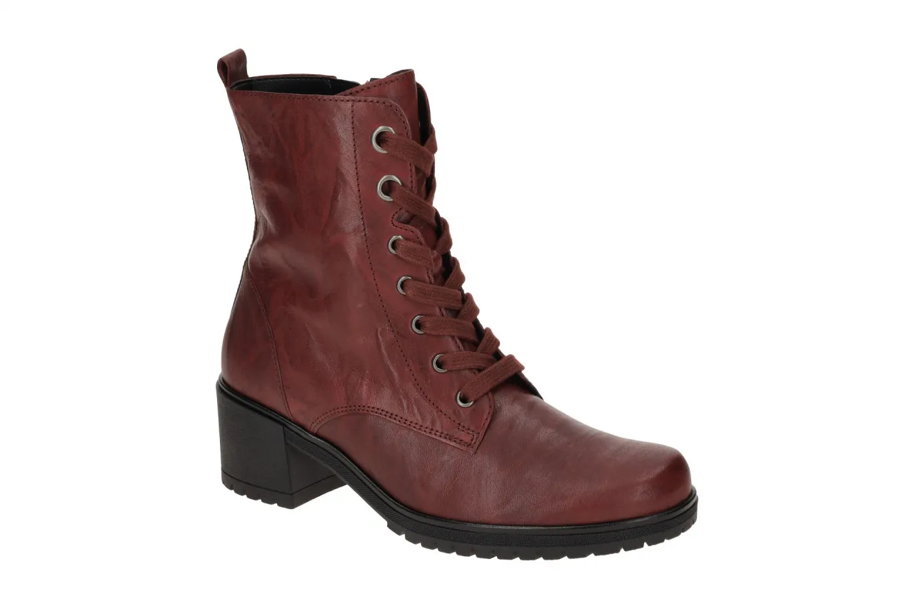 Gabor Fashion Stiefelette rotLace Up Boots 54.684.55