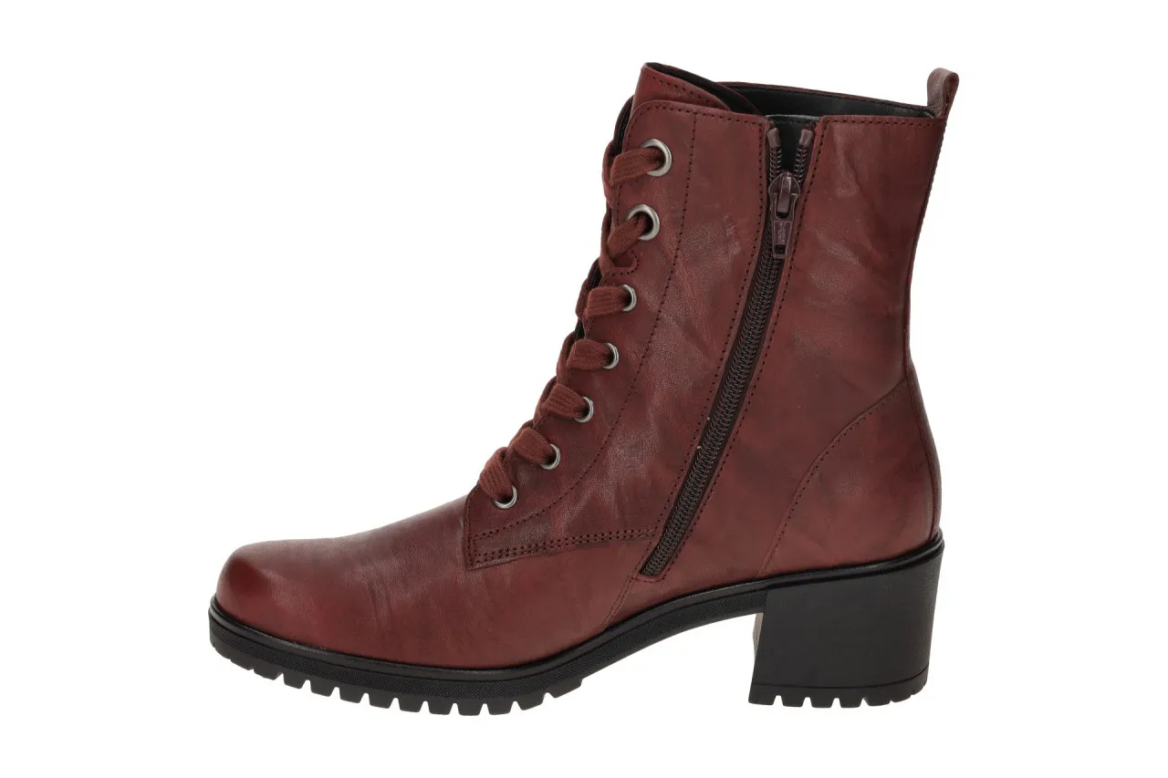Gabor Fashion Stiefelette rotLace Up Boots 54.684.55