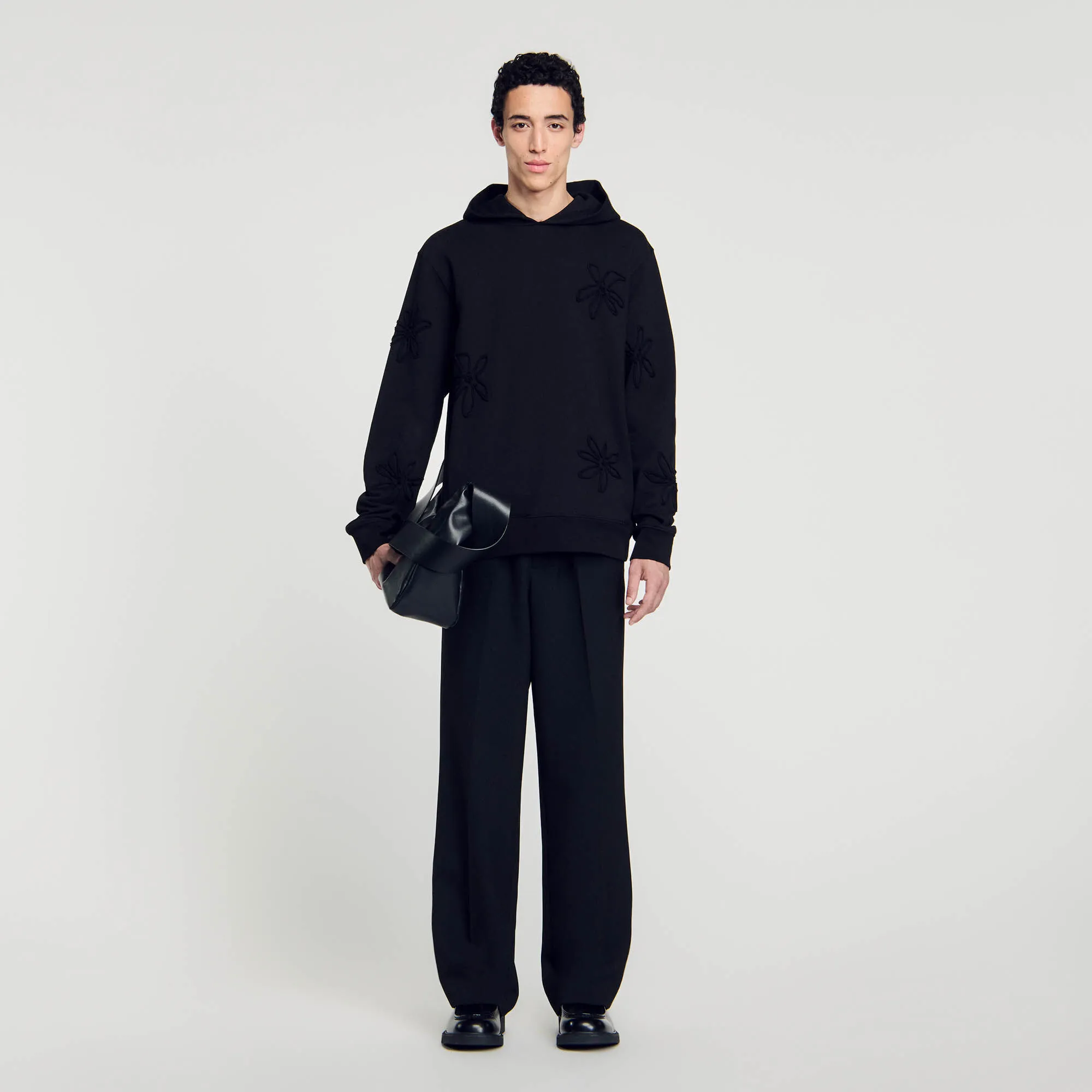 Hoodie mit Blumenmuster