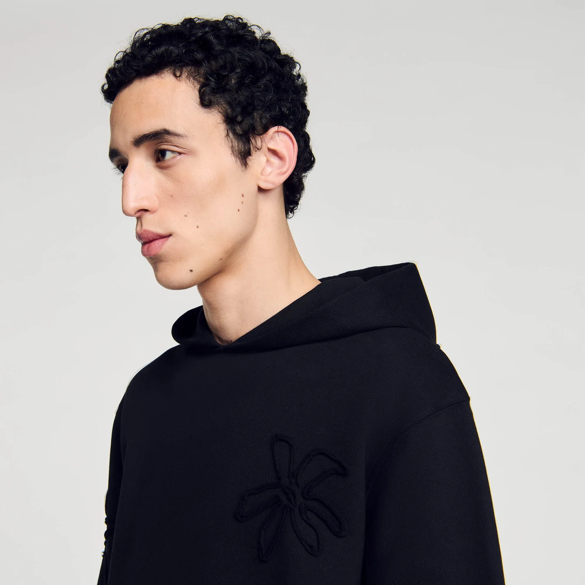 Hoodie mit Blumenmuster