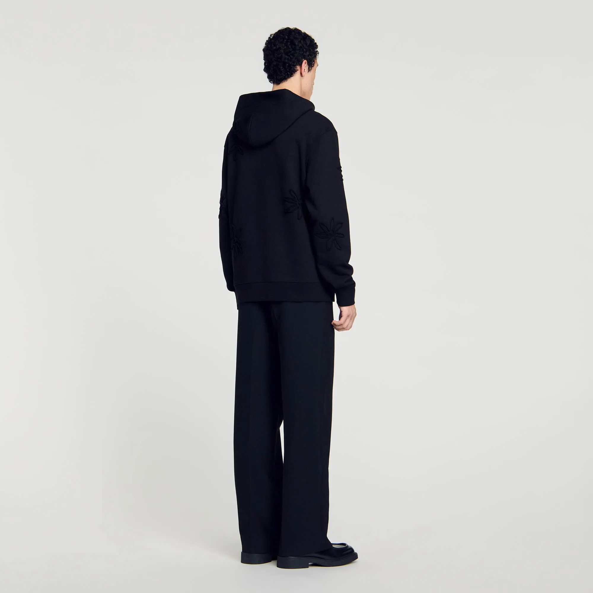 Hoodie mit Blumenmuster
