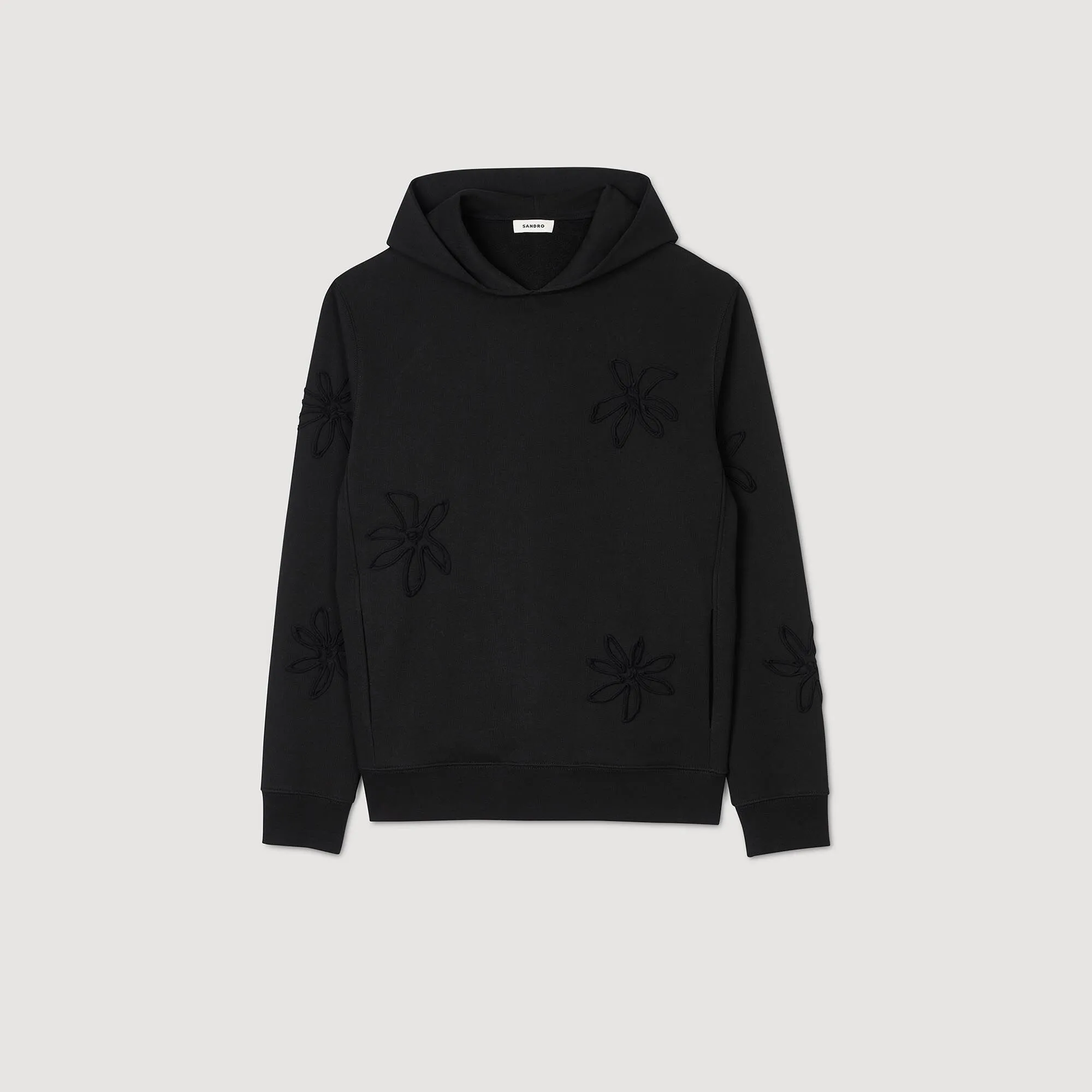 Hoodie mit Blumenmuster