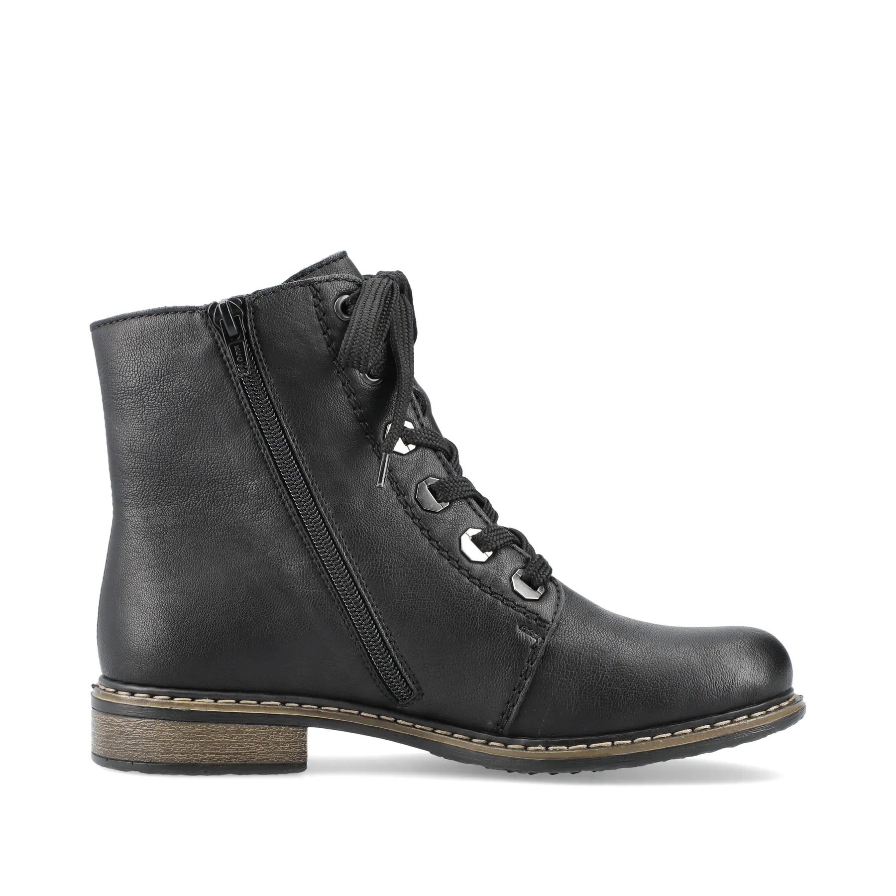 Rieker Damen Biker Boots tiefschwarz | 71208-00