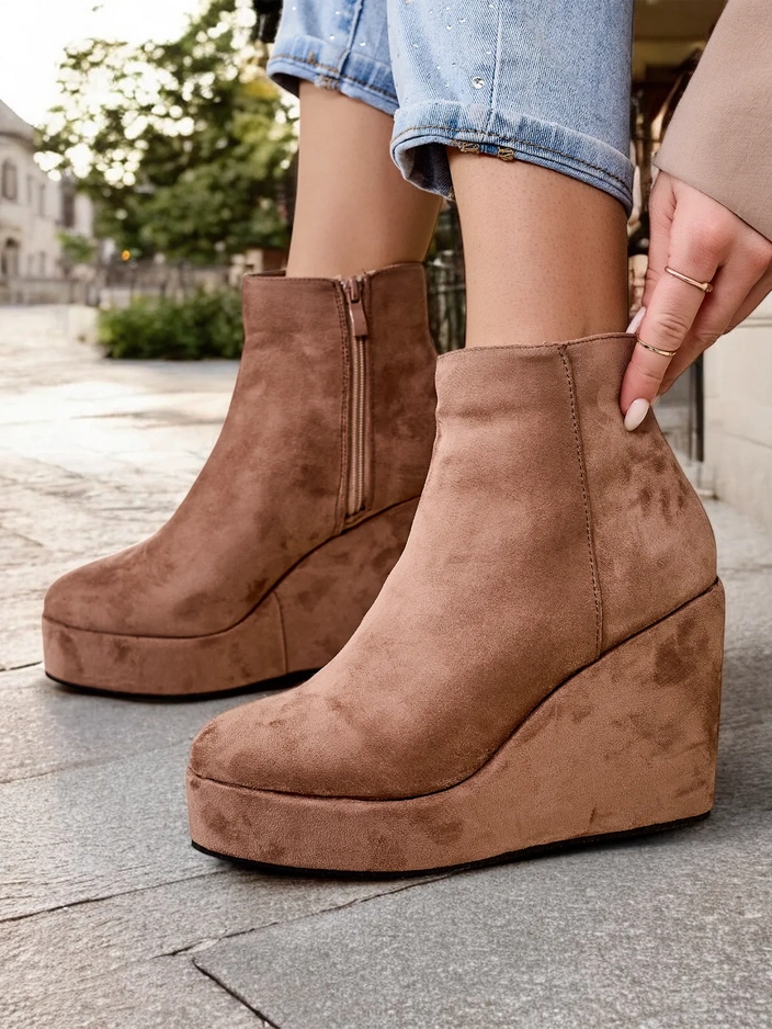 Royalfashion Damen Wedge Boots Sieffa