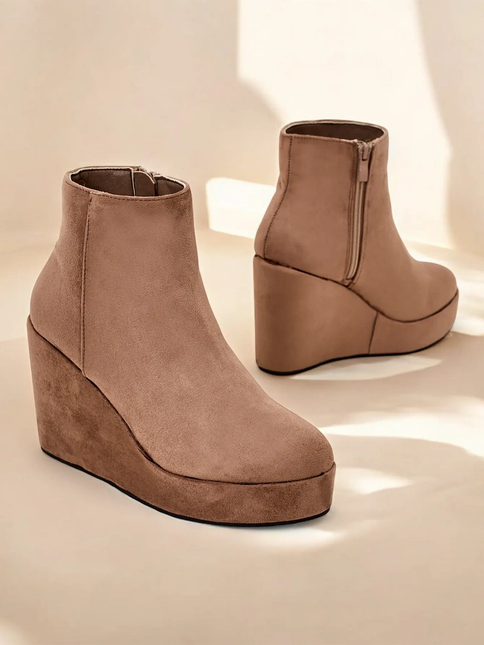 Royalfashion Damen Wedge Boots Sieffa