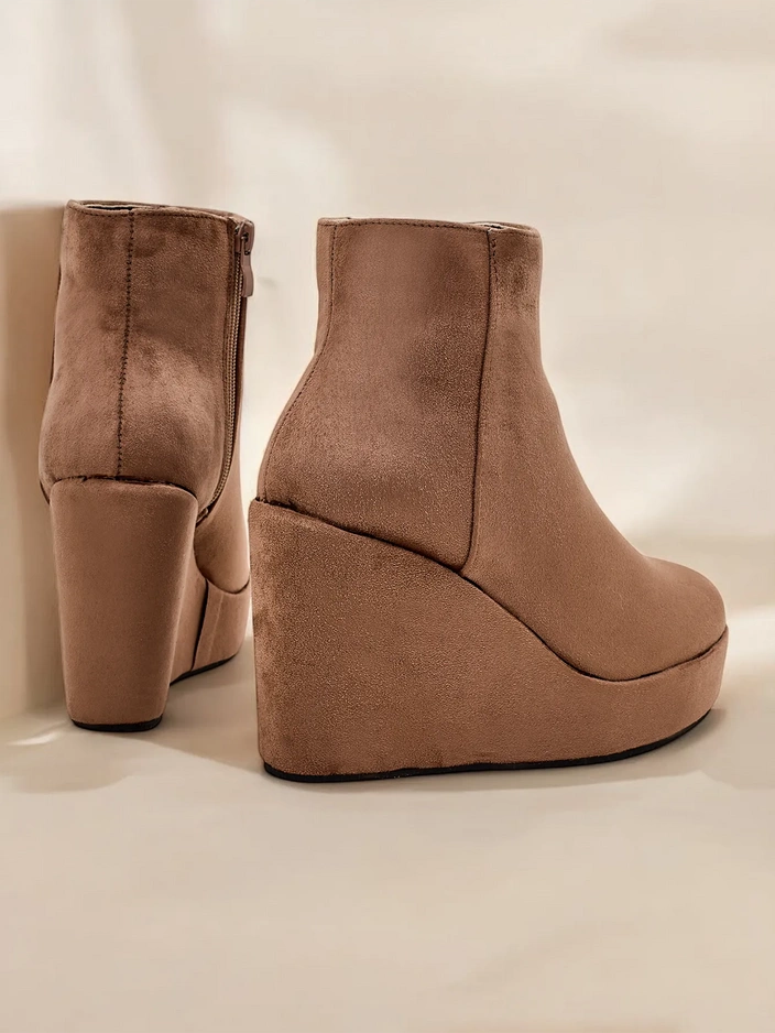 Royalfashion Damen Wedge Boots Sieffa