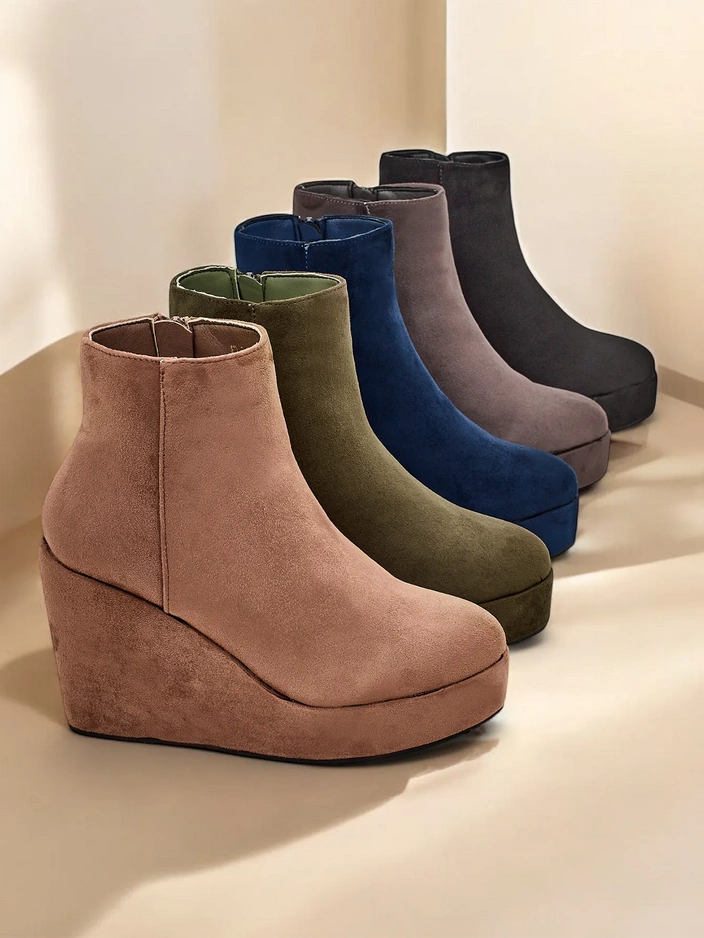 Royalfashion Damen Wedge Boots Sieffa