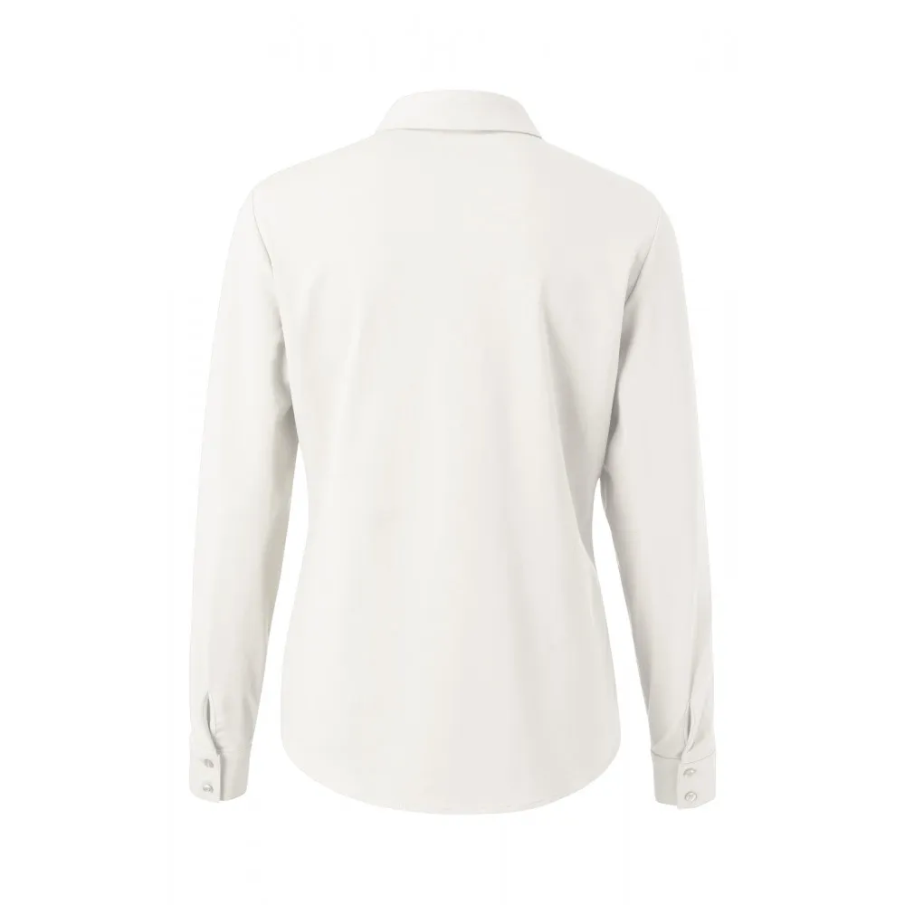 YAYA – Jersey cotton blend shirt